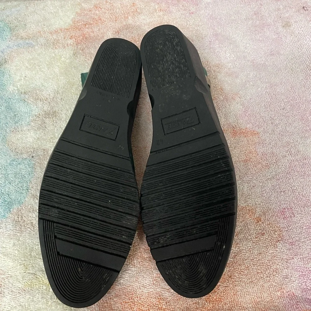 Zante low leather wedge